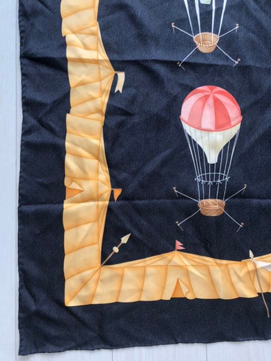 BVLGARI スカーフ ブラック 気球 | activoskateshop.com