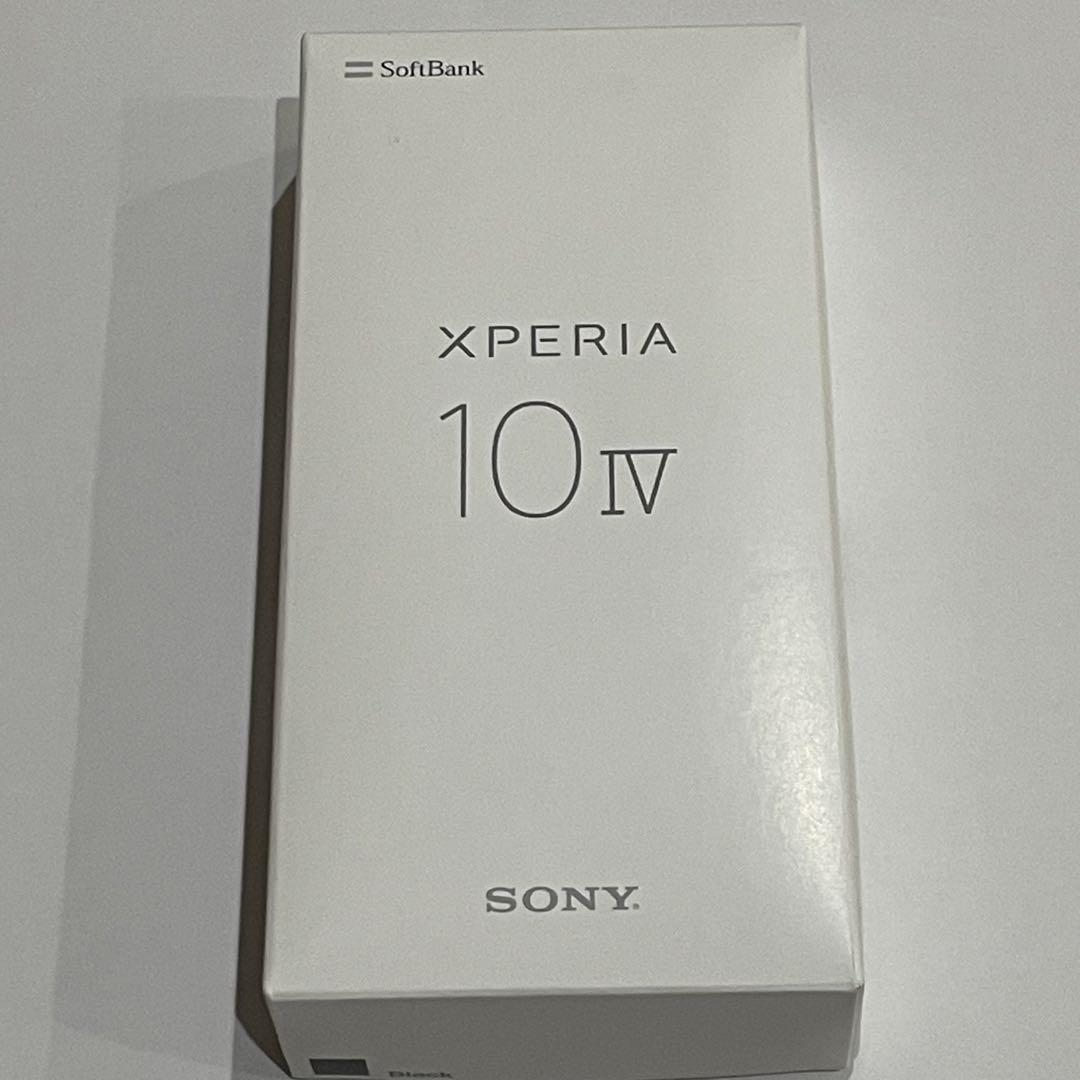 Xperia 10 IV ブラック 128 GB Softbank