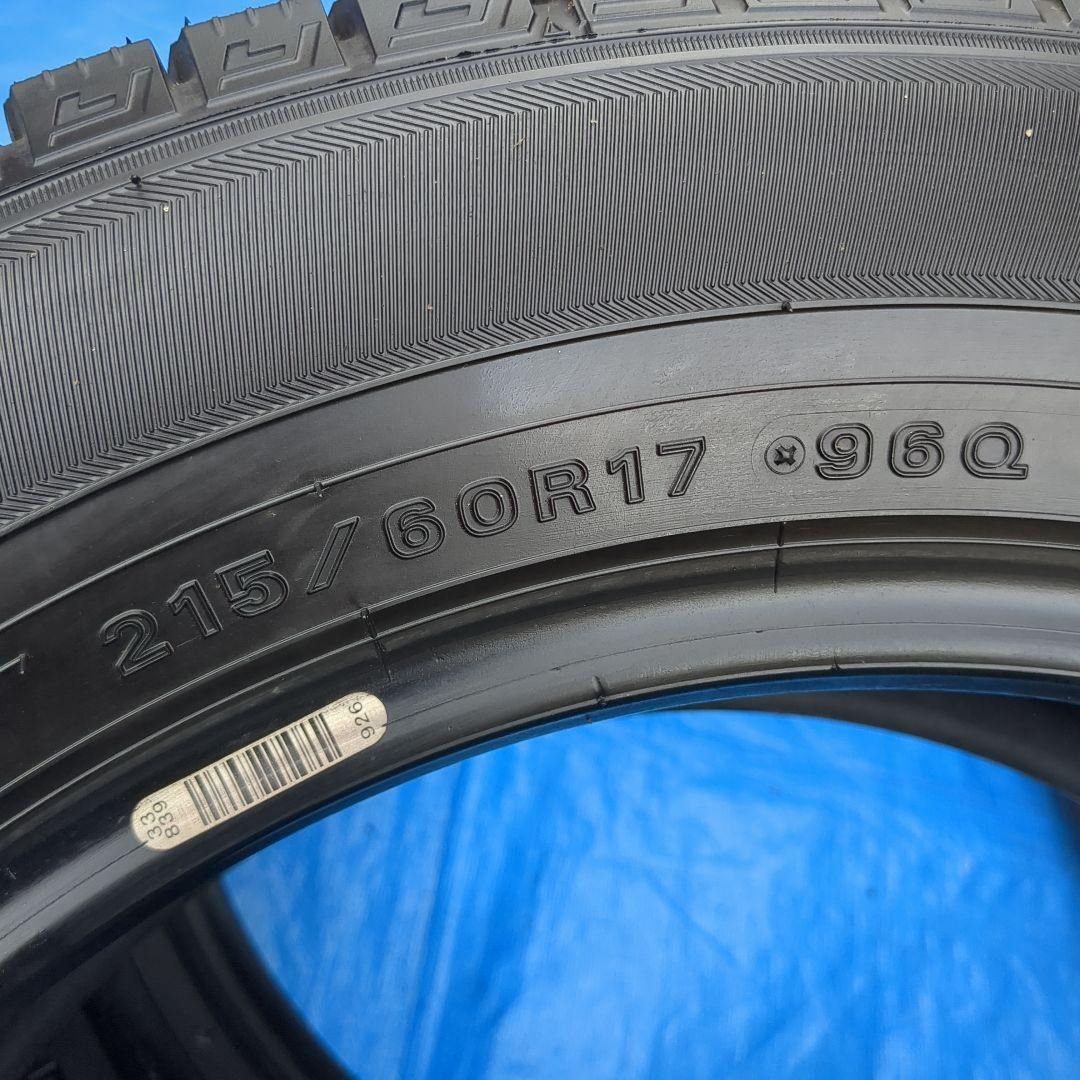 ①215/60R17 DUNLOP WM03 バリ溝 2本 送料込み
