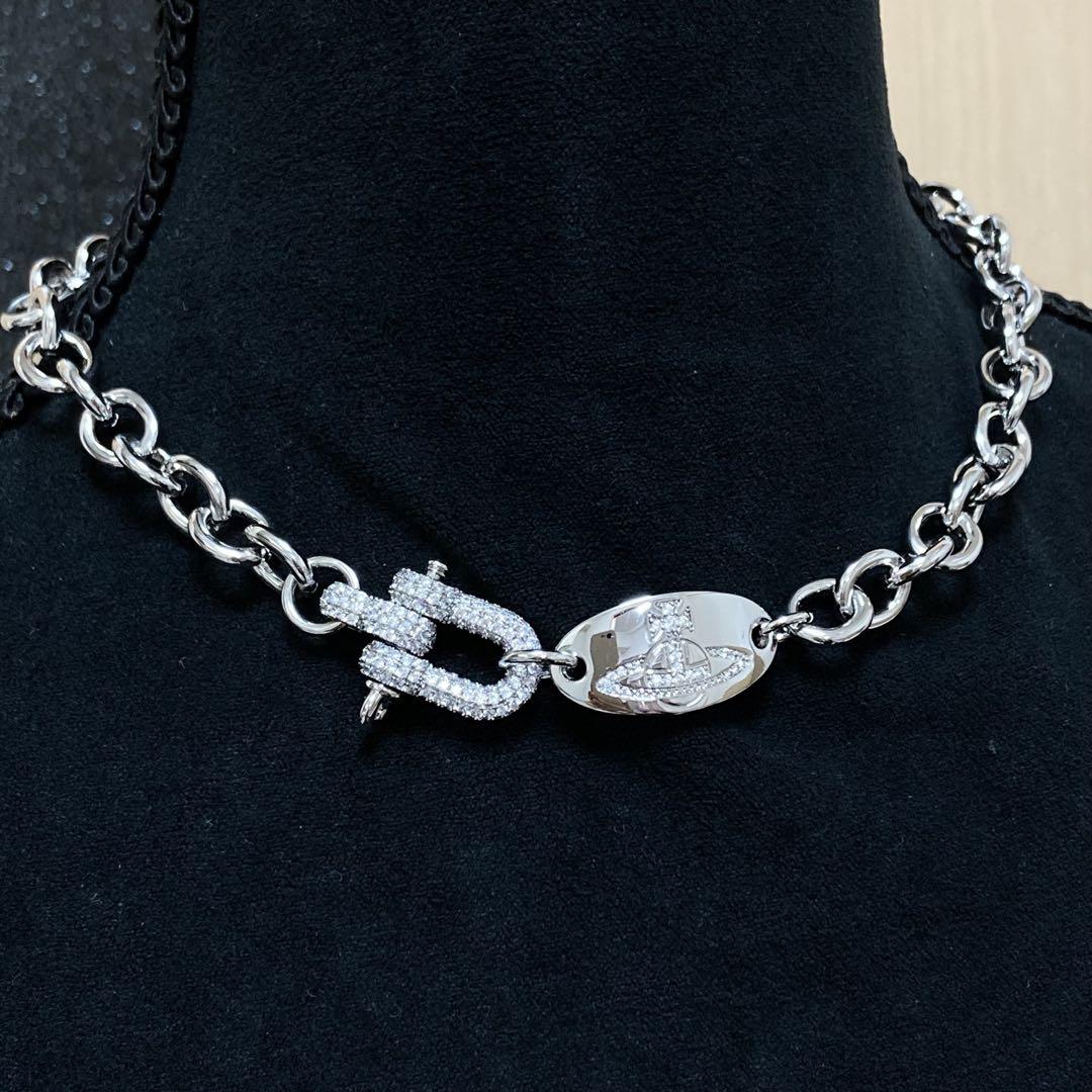 Vivienne Westwood Isoriaネックレス　チョーカー　シルバー