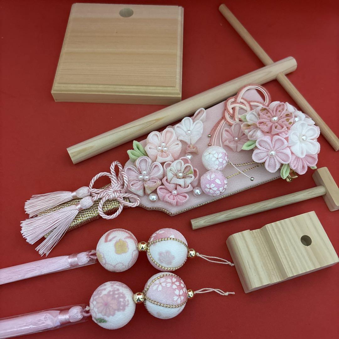 羽子板　初正月　ひな祭り　厄除け　つまみ細工　鞠　和玉　ちりめん