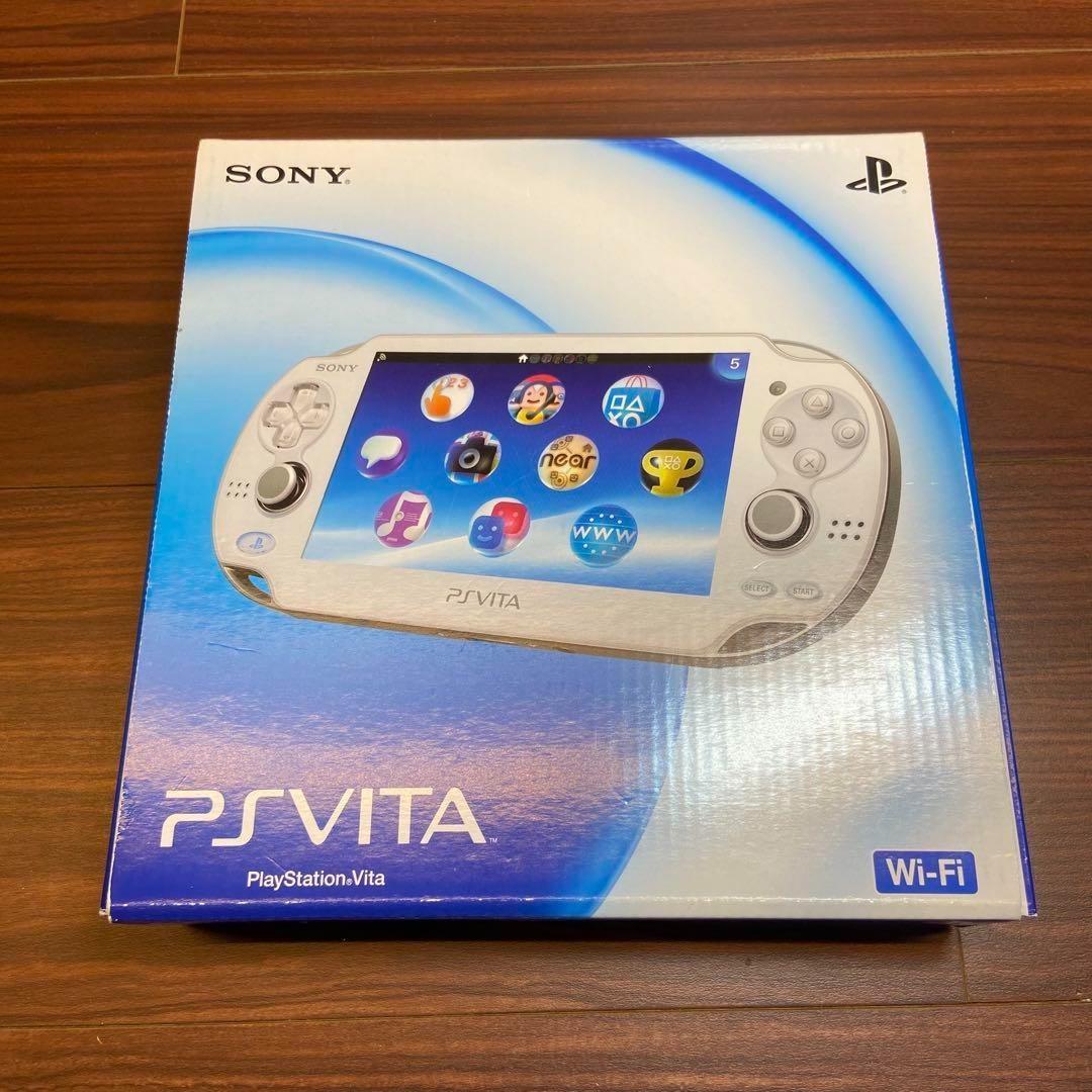 PlayStation Vita - PS Vita 1000 クリスタル・ホワイト 本体 充電器 PCH-1000 Sony PS Vita PCH-1000 Crystal White Console - Consolevariations