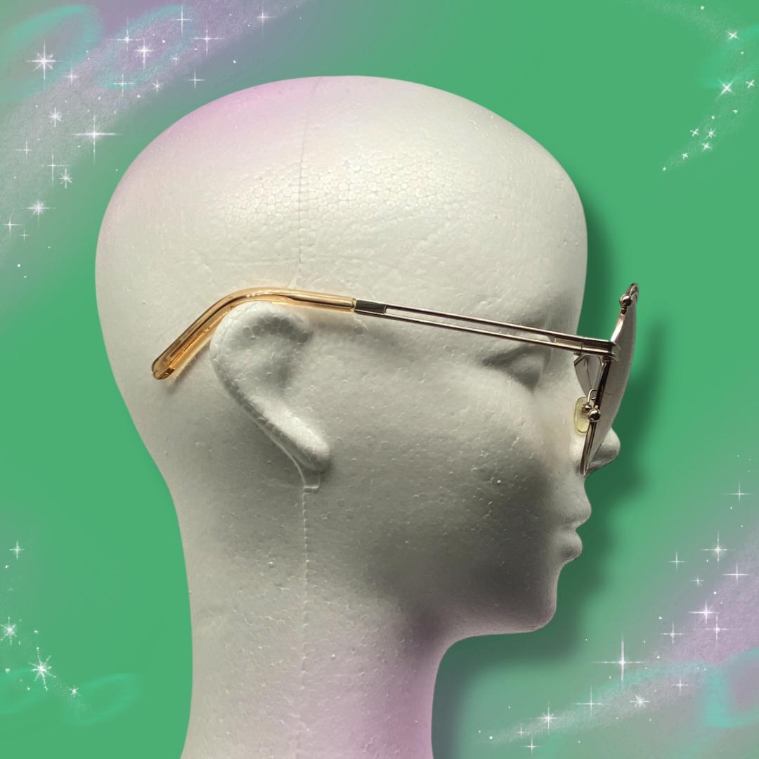《美品》 クロエ　サングラス　CE122S　クリアブラウン系
