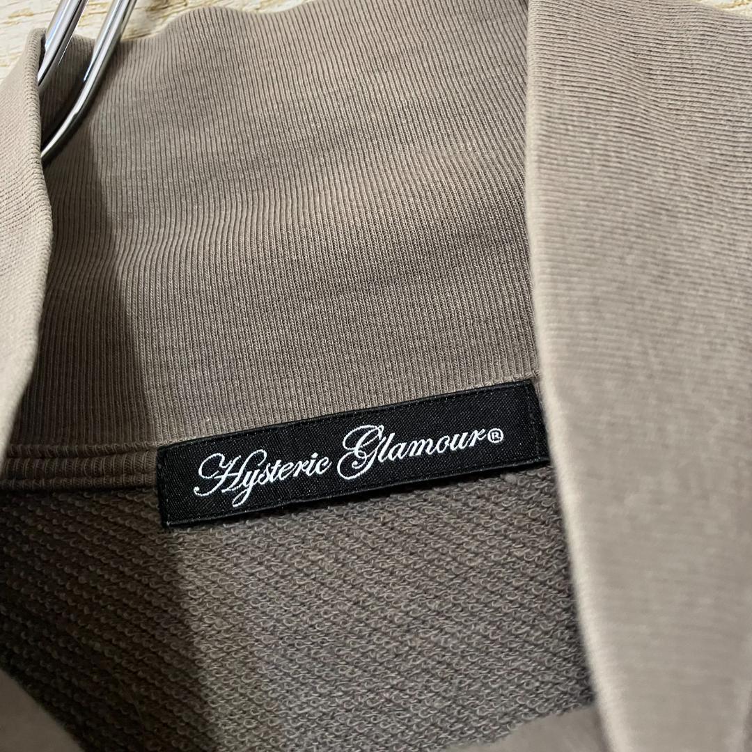 古典HystericGlamour ジップスウェット グレー ヒスガール スウェット