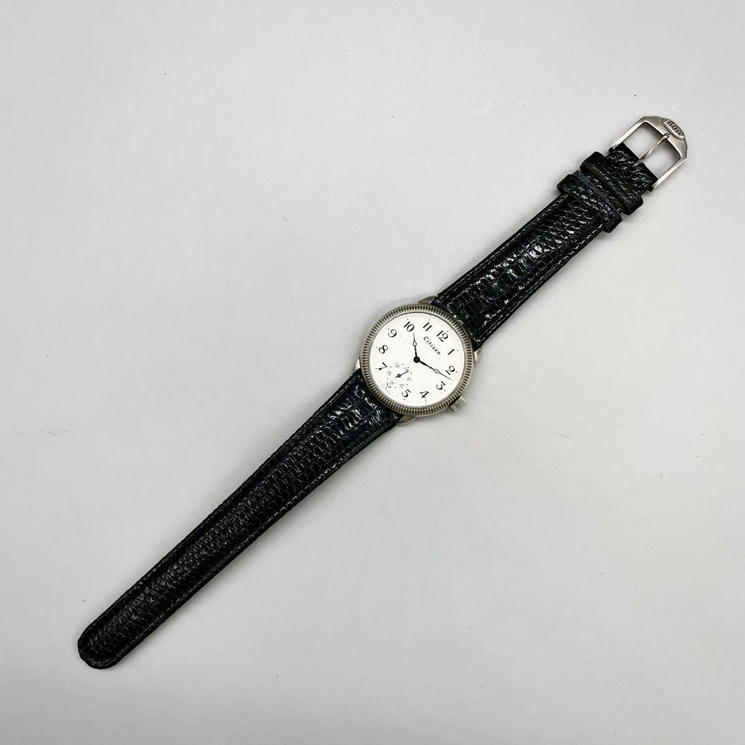 新品電池✨️CITIZEN 腕時計 クォーツ シルバー ブラック - メルカリ