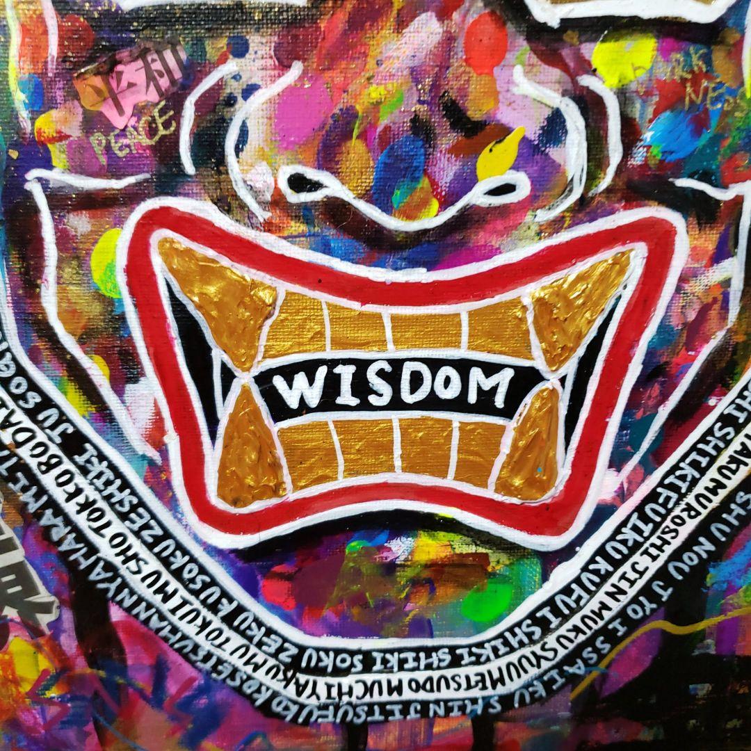 インパクトアート/F8号】智慧-Wisdom2-般若 - メルカリ