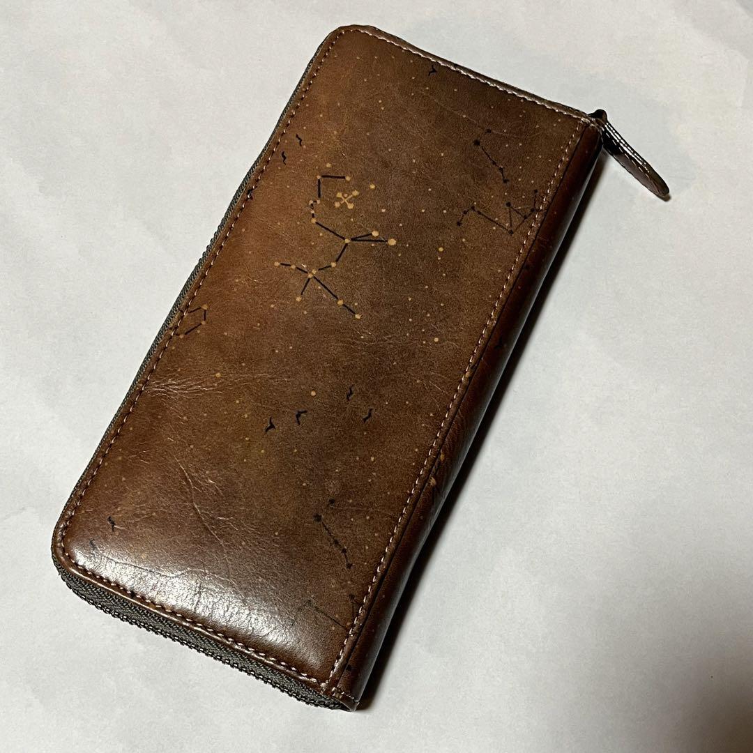ダコタ バオバブ 長財布 レザー ウォレット ジッパー フル