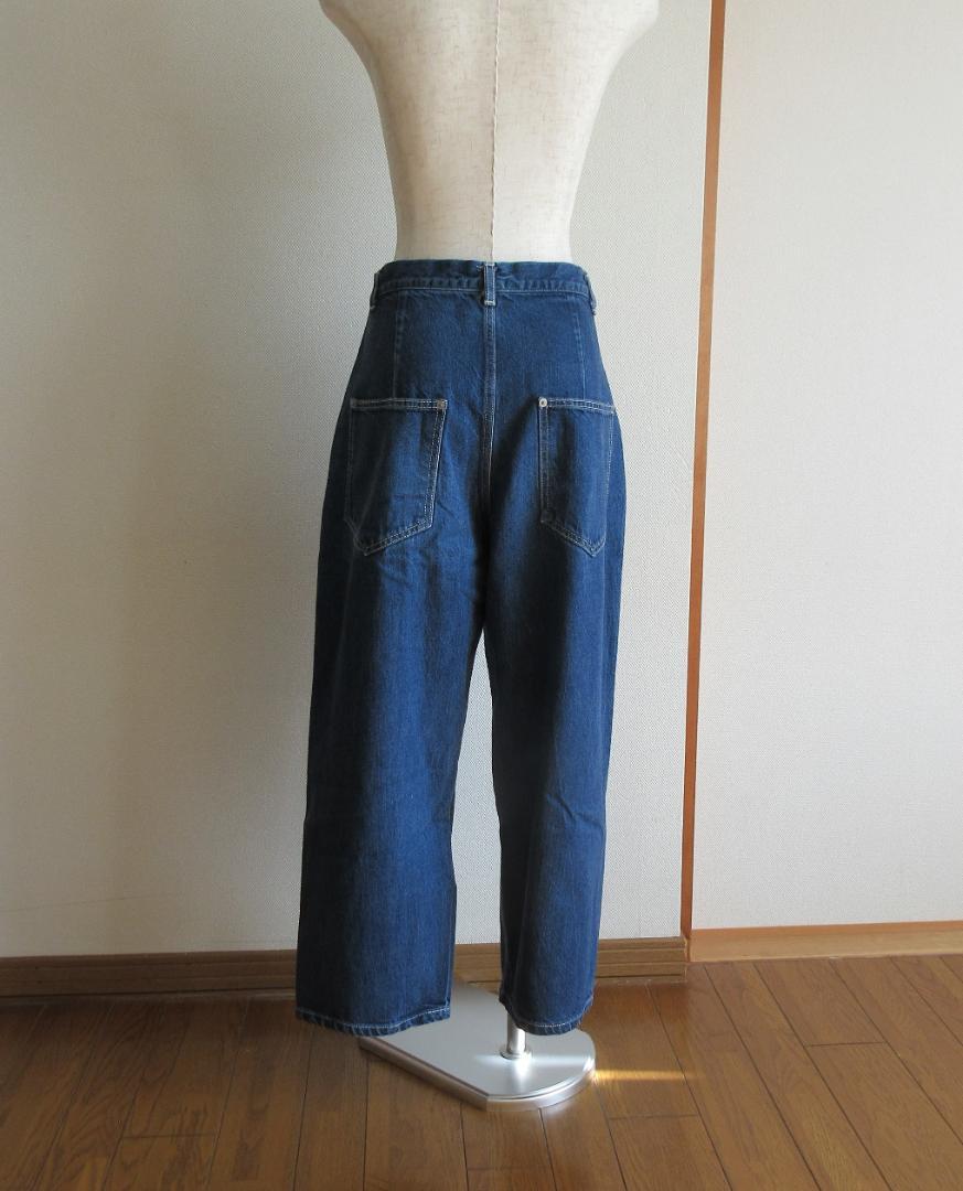 LAITERIE 　セルヴィッジデニム　ワイドタックパンツ　３６サイズ
