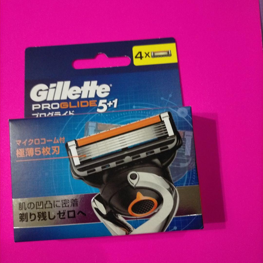 未開封品★ジレットプログラド5＋1替刃4枚入り