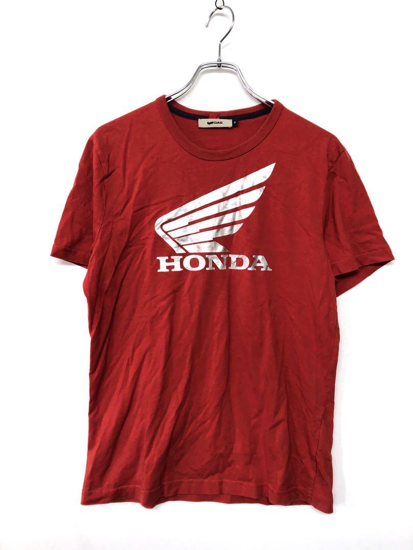 GAS HONDAロゴ Tシャツ Mサイズ 赤