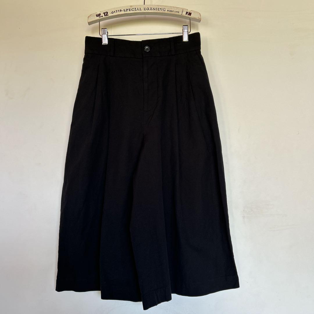クリーニング済 美品】マーガレットハウエル 黒 トラウザー