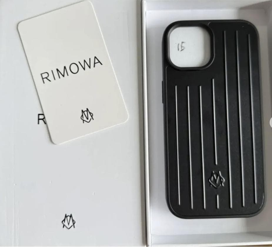 新品/RIMOWA リモワ iPhone 15pro ケース ブラック-A