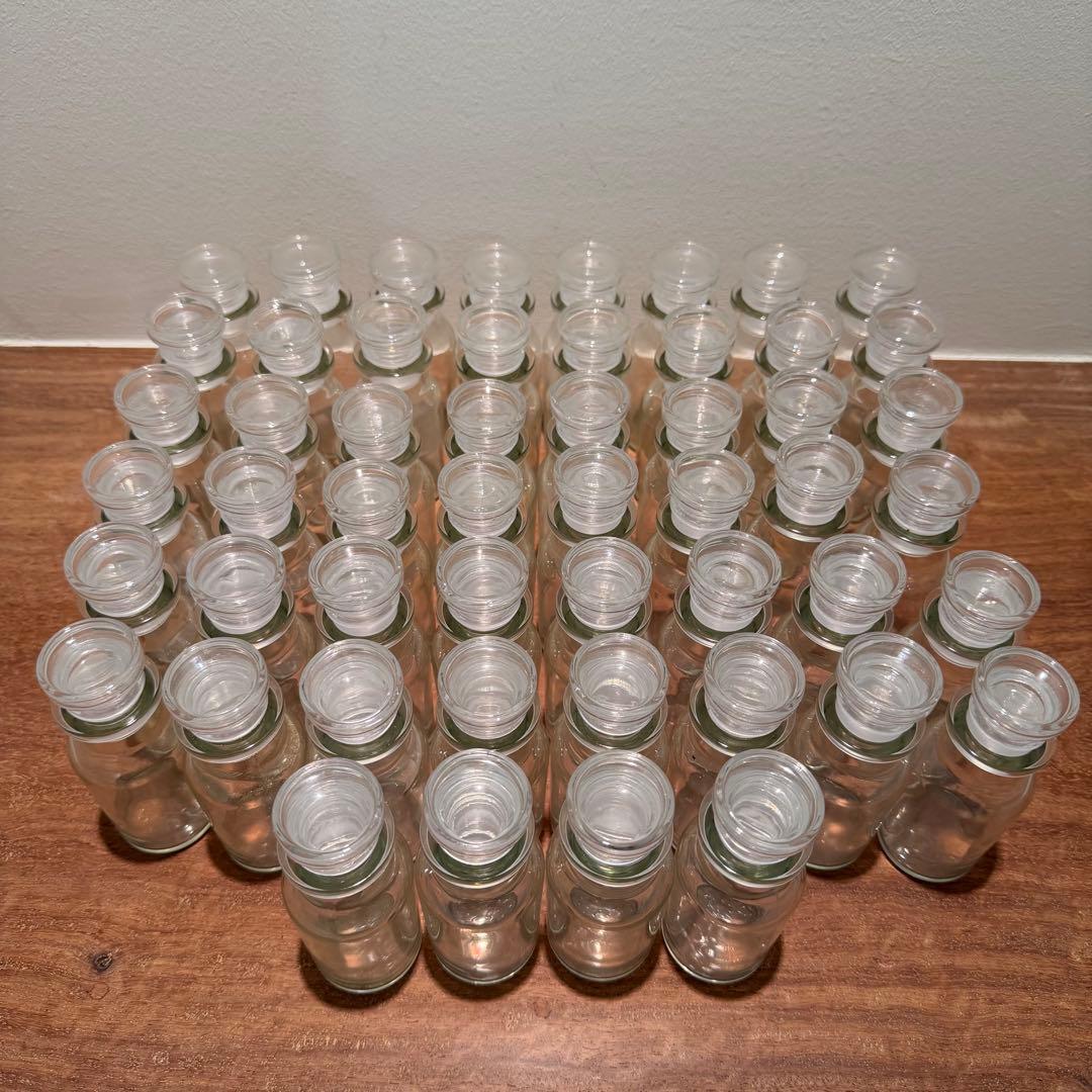 ガラス空き瓶 52個 保存用