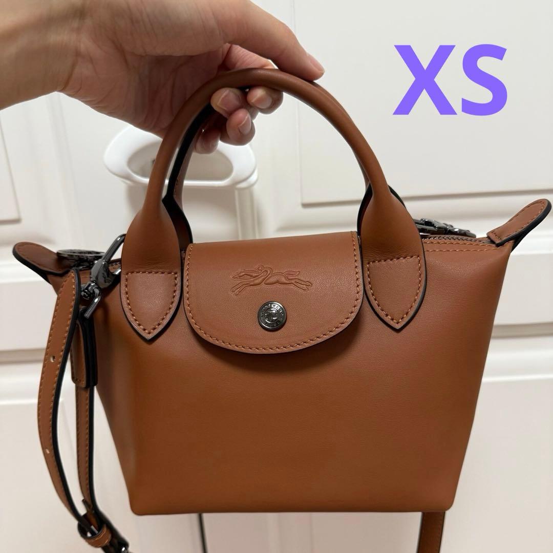 新品 ロンシャン プリアージュ キュイール XS レザー オレンジ レッド 新品 ロンシャン プリアージュ キュイール XS レザー オレンジ レッド