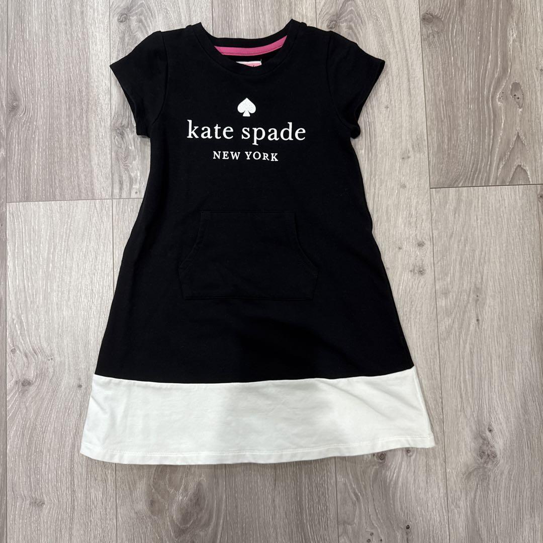 【新品】kate spade kids 袖 切替 ロゴワンピース 140 黒 新品】kate spade kids 袖 切替 ロゴワンピース 140 黒-販売 値段