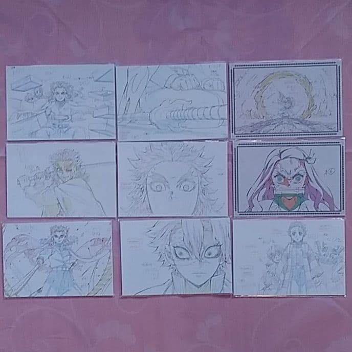 公式通販 鬼滅の刃原画ポストカード 映画無限列車編 展示原画 コラボレーションカフェ Trouve Mu 公式通販 鬼滅の刃原画ポストカード 映画無限列車編 展示原画 コラボレーションカフェ Trouve Mu