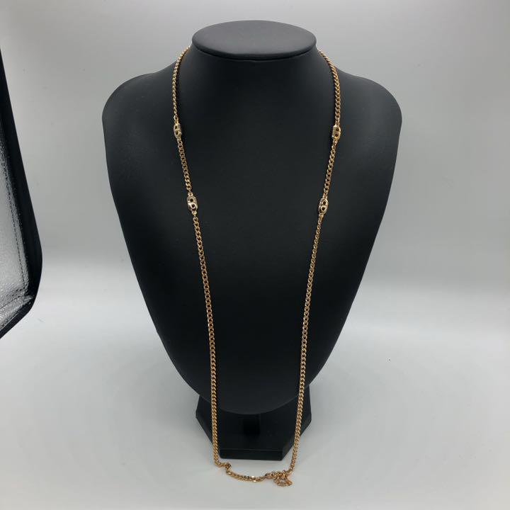 人気高品質 クリスチャン ロングネックレス ヴィンテージディオール AY6CJ-m40754710485 ディオール CD 超特価人気
