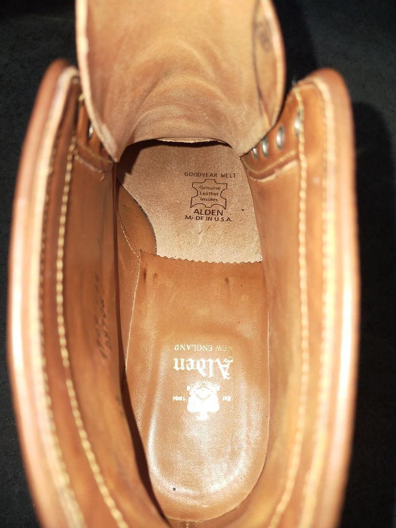 極上品　Alden　whisky cordvan size7.5D　D9908