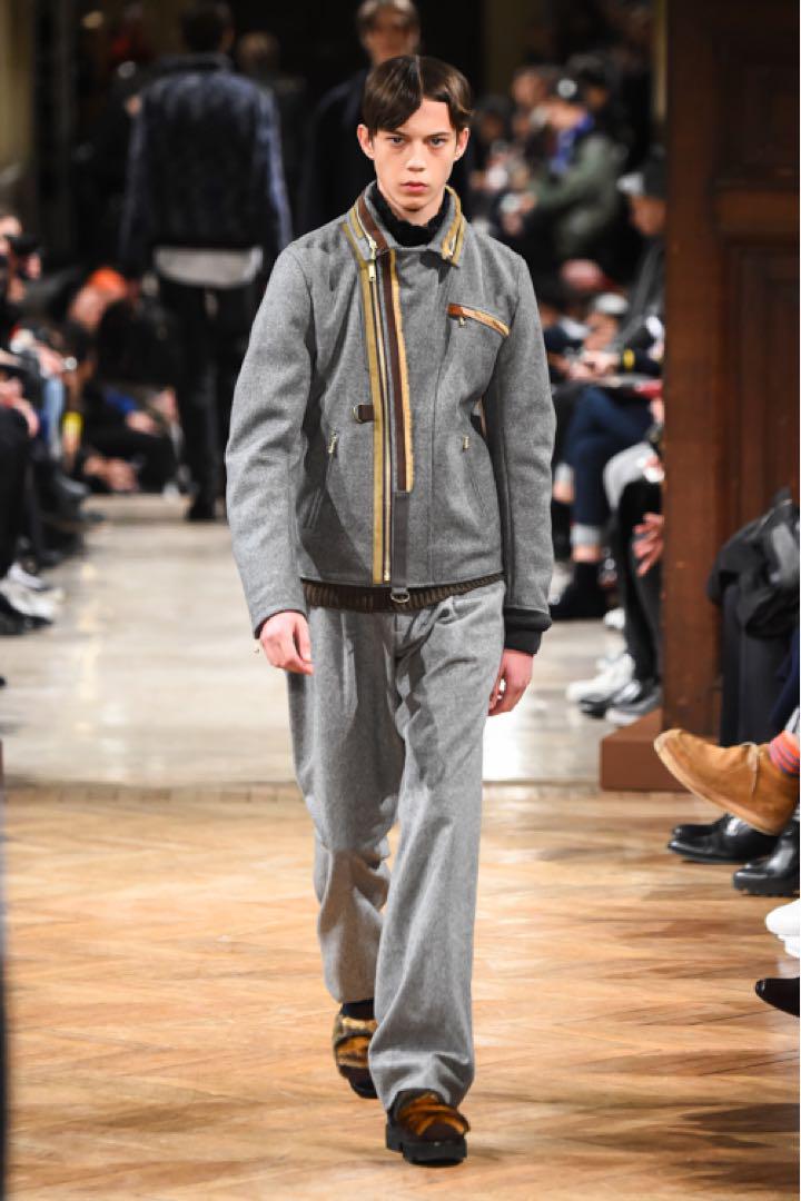 kolor 17AW タスマニアカシミアメルトン ライダースBZ サイズ２