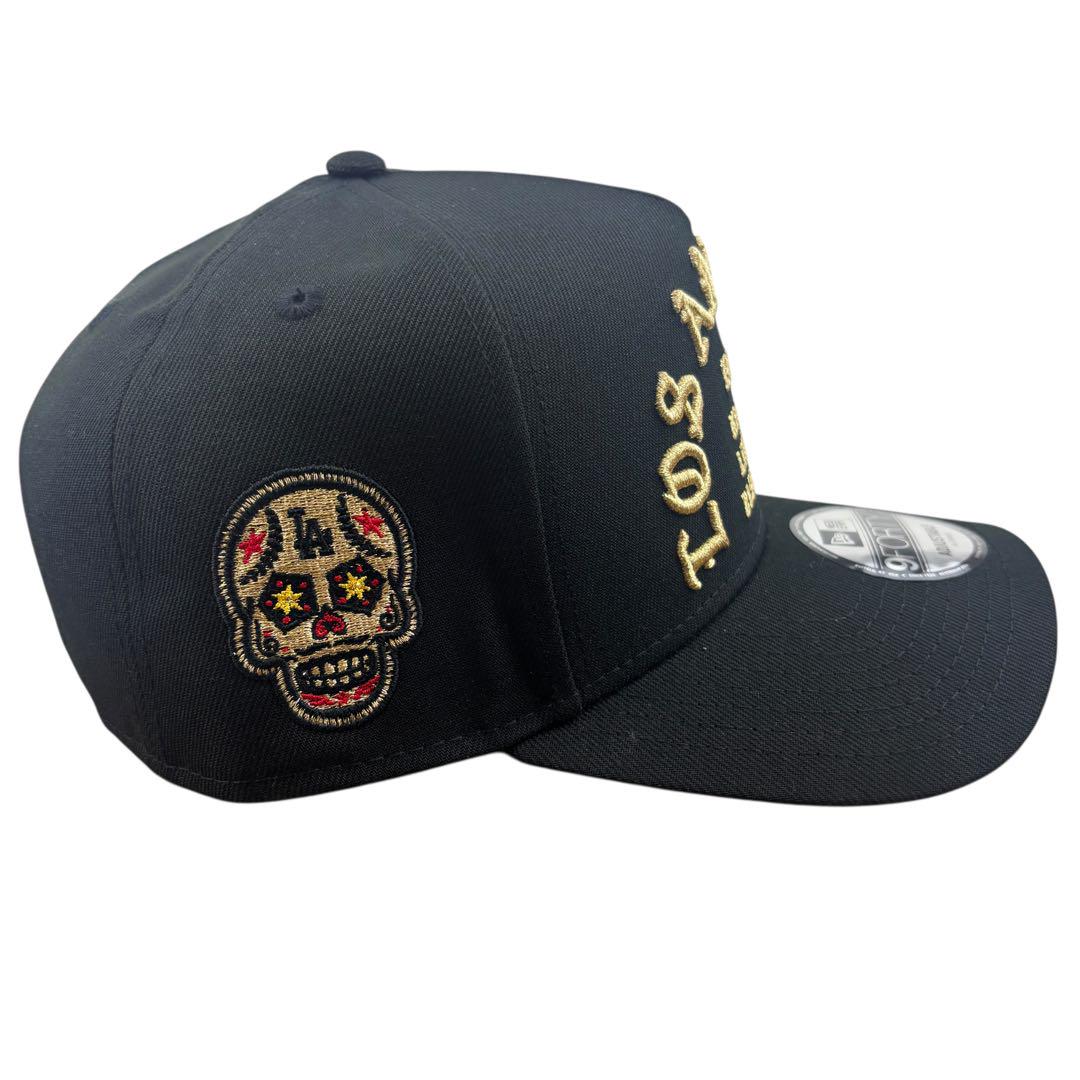 NEW ERAドジャース9FORTY キャップ ブラック ゴールド ニューエラ