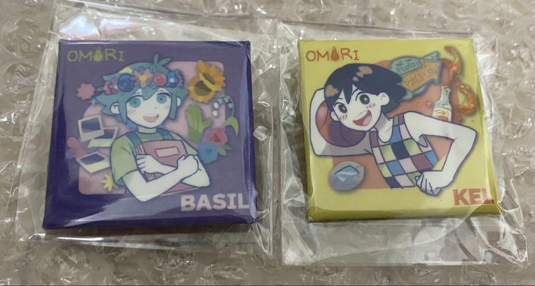 omori バジル ポップコーン缶バッジ×10個 GIGO ゲーマーポップコーン 缶バッジ OMORI バジル ケル - メルカリ