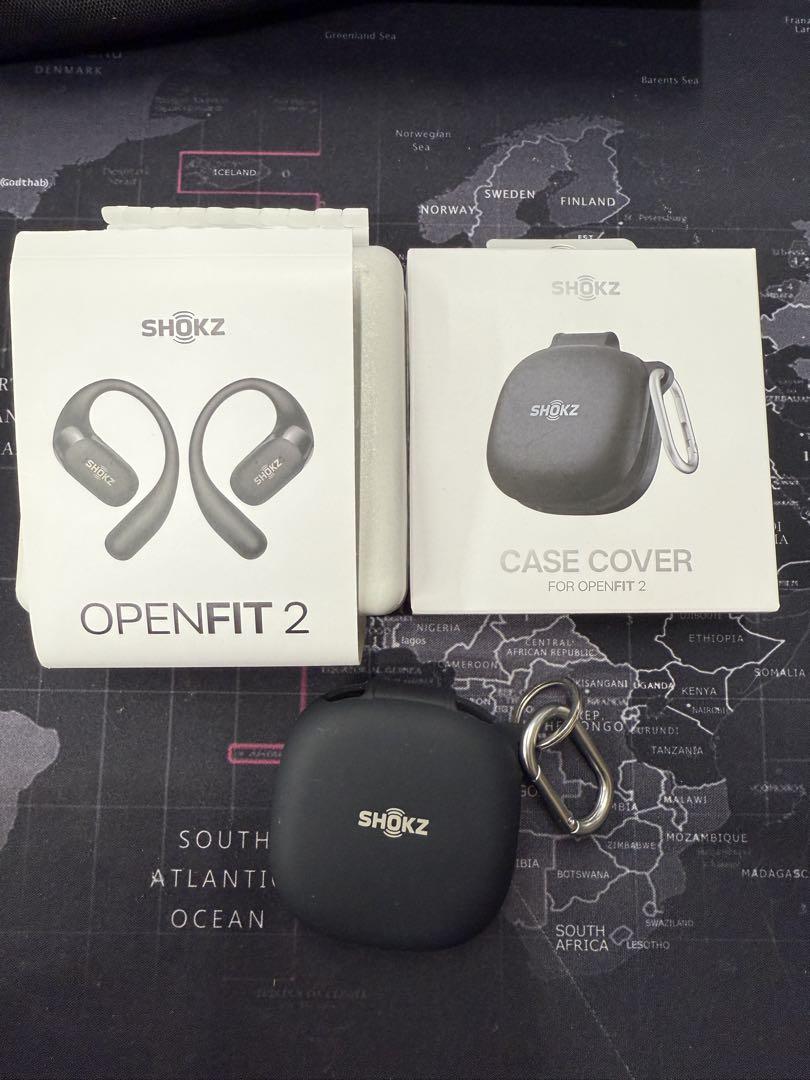【美品・付属品完備】SHOKZ OpenFit 2 ＋ 純正ケースカバーセット