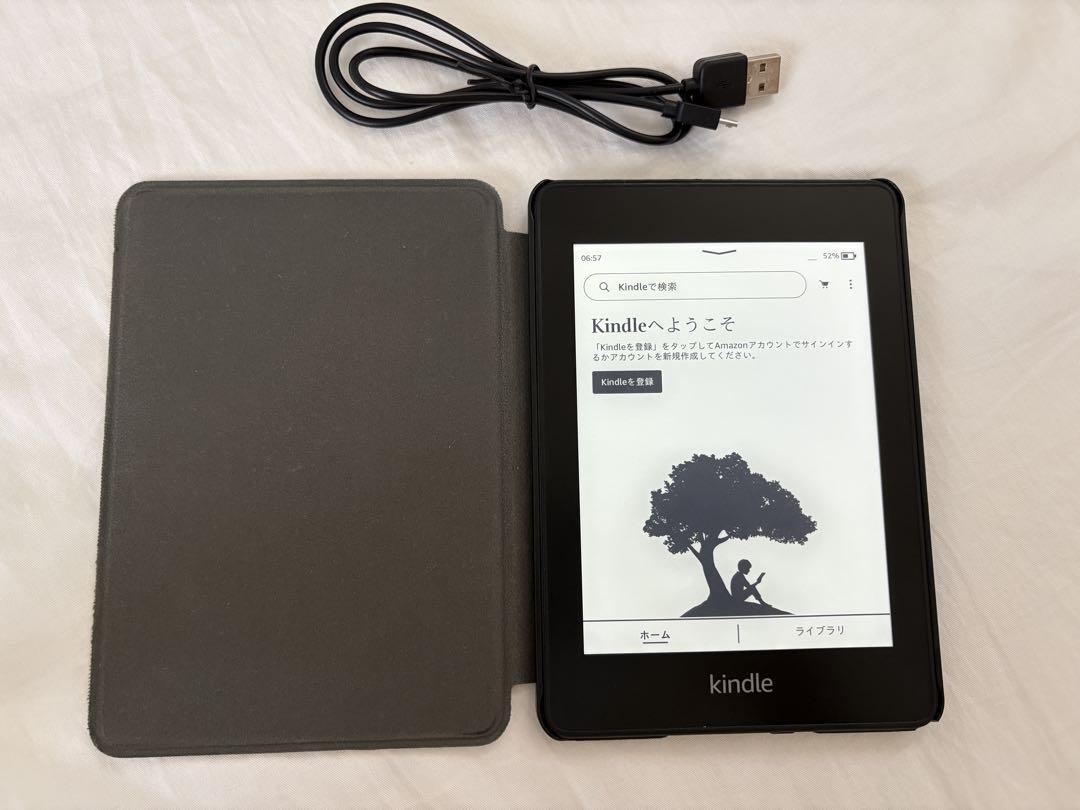 Kindle Paperwhite 第10世代 ケース、充電ケーブル付 kindle paperwhite 第10世代 32GB広告なし ケース付き