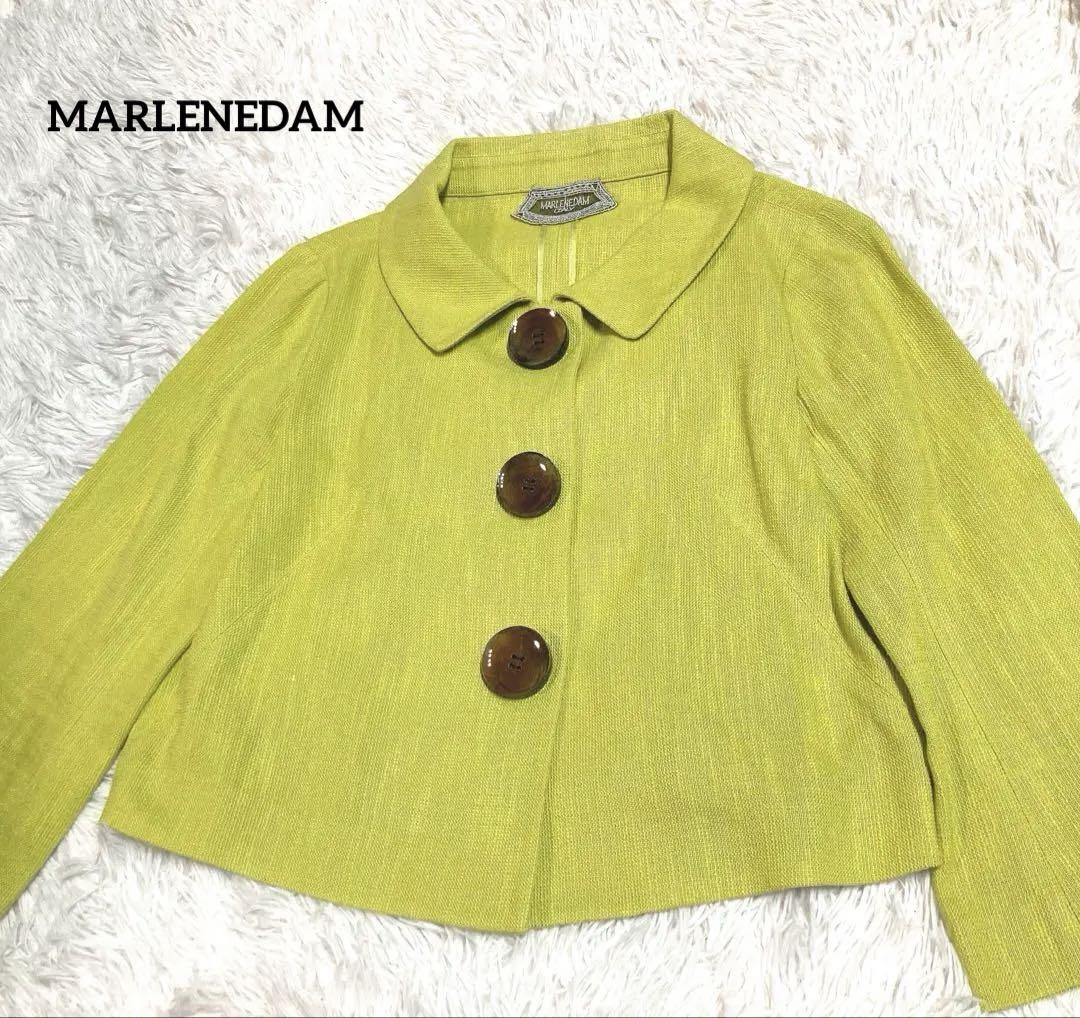 MARLENEDAM マーレンダム ジャケット レディース 麻 リネン シルク