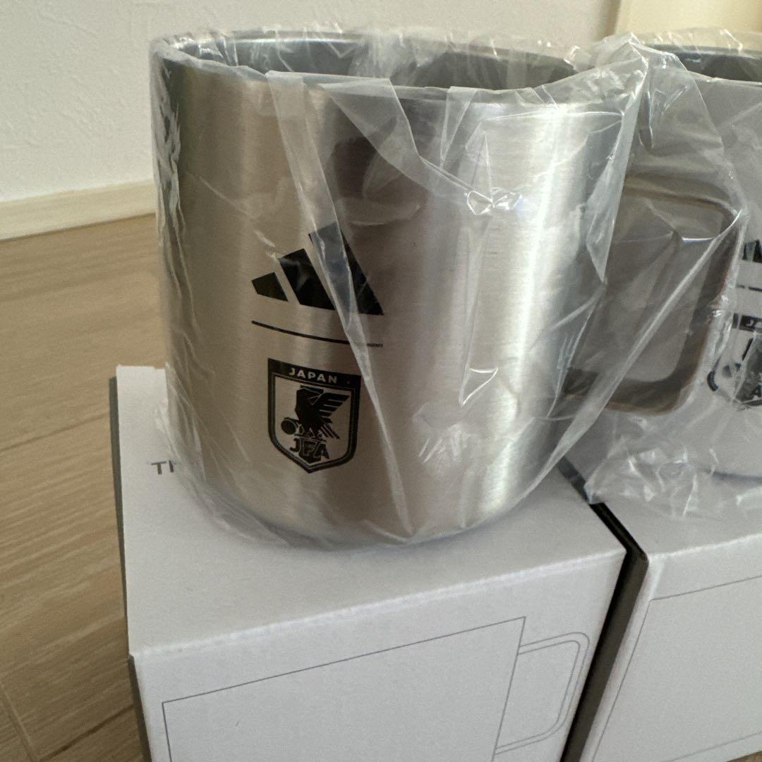 新品　アディダス　サッカー日本代表　サーモステンレスマグ 380ml 3色セット