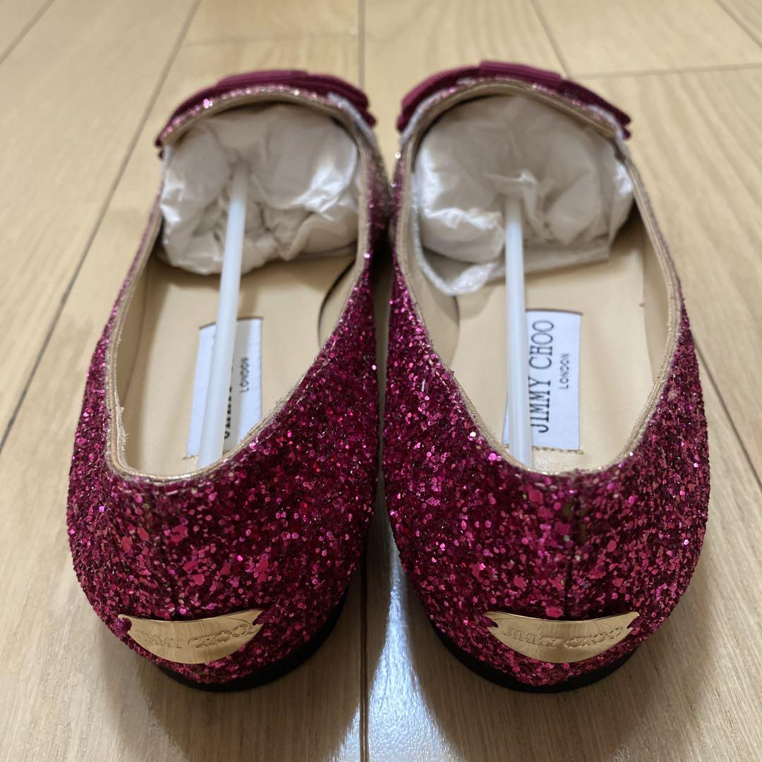 JIMMY CHOO ジミーチュウ グリッターパンプス