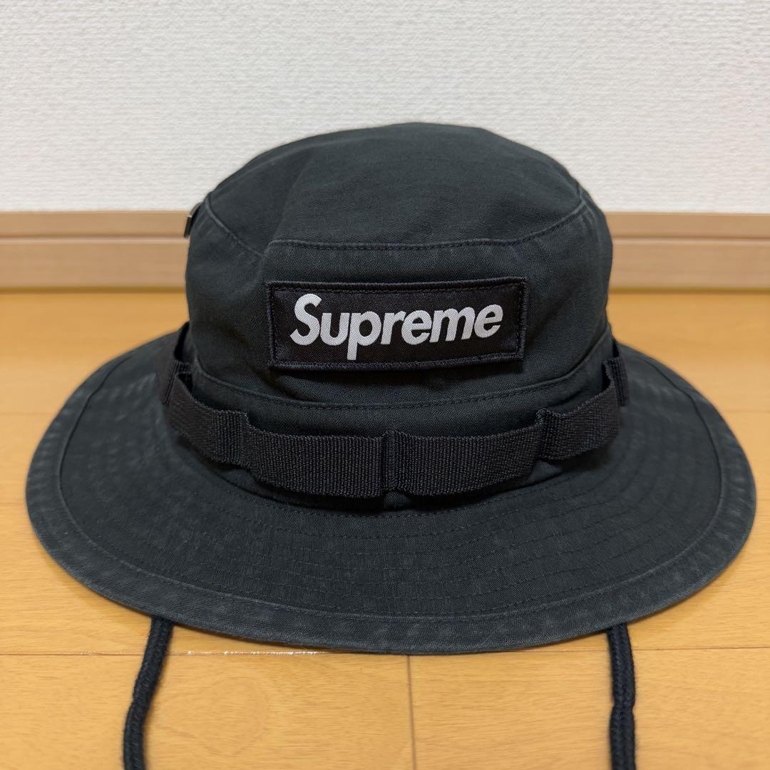 ほぼ未使用 Supreme Military Boonie ブラック 24aw