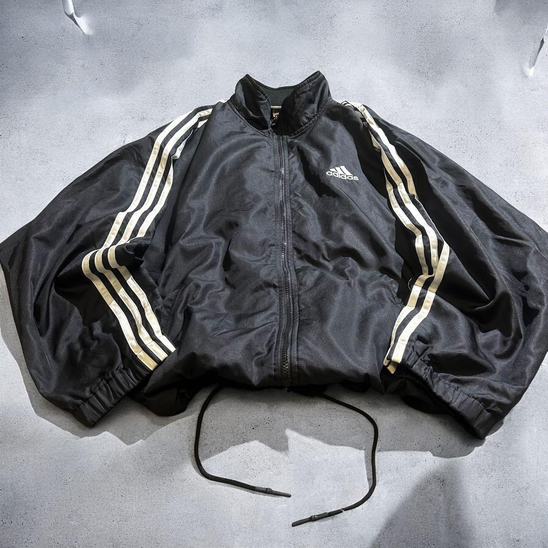 ジャケット・アウター vintage adidas drawcode nylon jacket