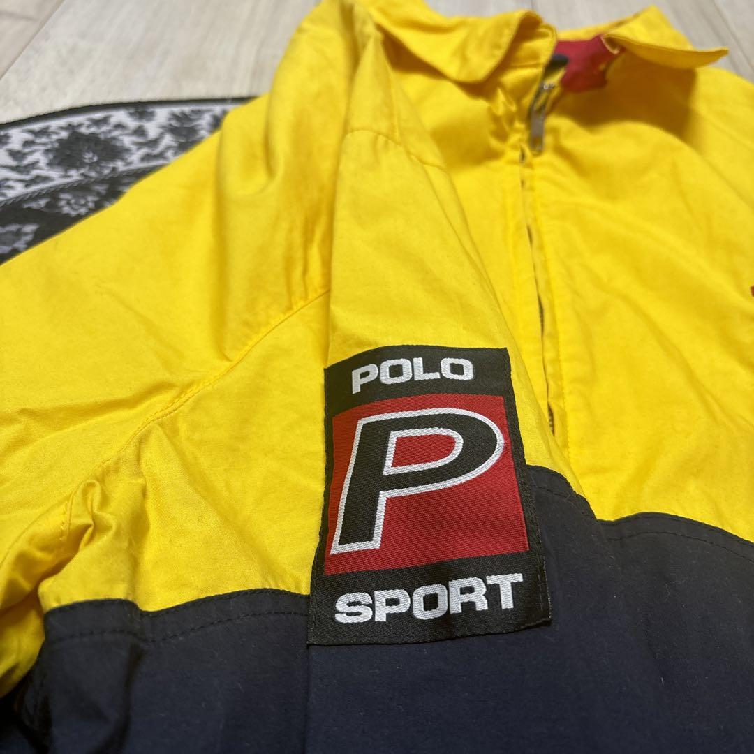 【激レア】【人気カラー】POLO SPORT コットンジャケット 人気色‼︎POLO SPORTコットンジャケット XL紺黄