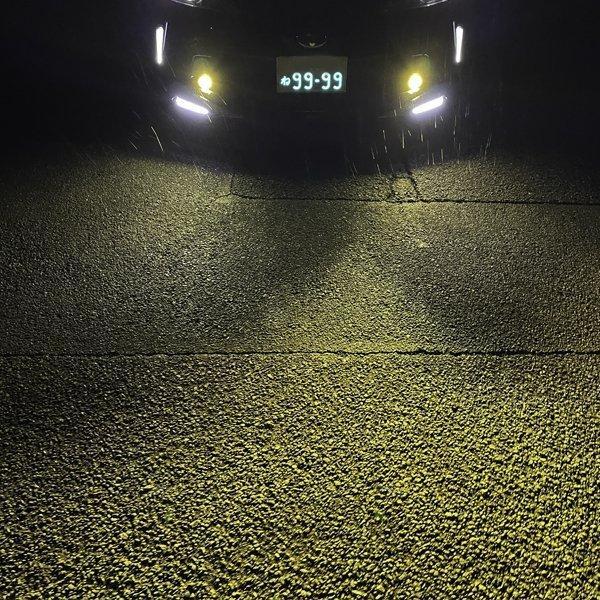 定番新作 トヨタ 2色切替 ツインカラー 4300k 7nyZI-m40765715683 フォグランプ LED 格安限定品