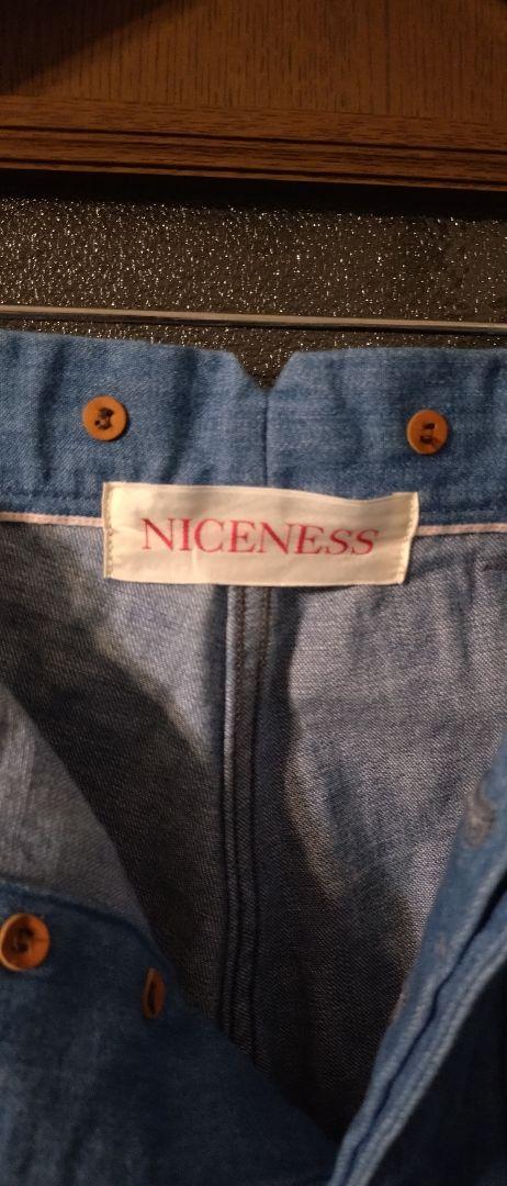 NICENESS BROOKS 10.8ozデニムセーラートラウザー S
