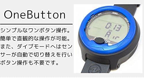ダイブコンピューターブルーAQUA