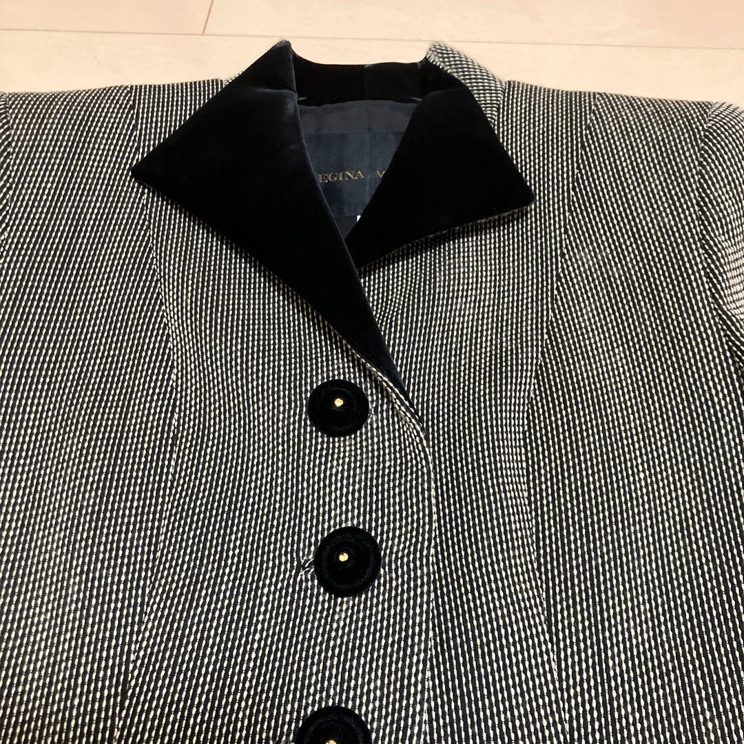 銀座マギースーツ サイズ38 襟・ボタン・袖内側ベルベット コージュ付 美品 銀座マギースーツ サイズ38 襟・ボタン・袖内側ベルベット コージュ付 美品