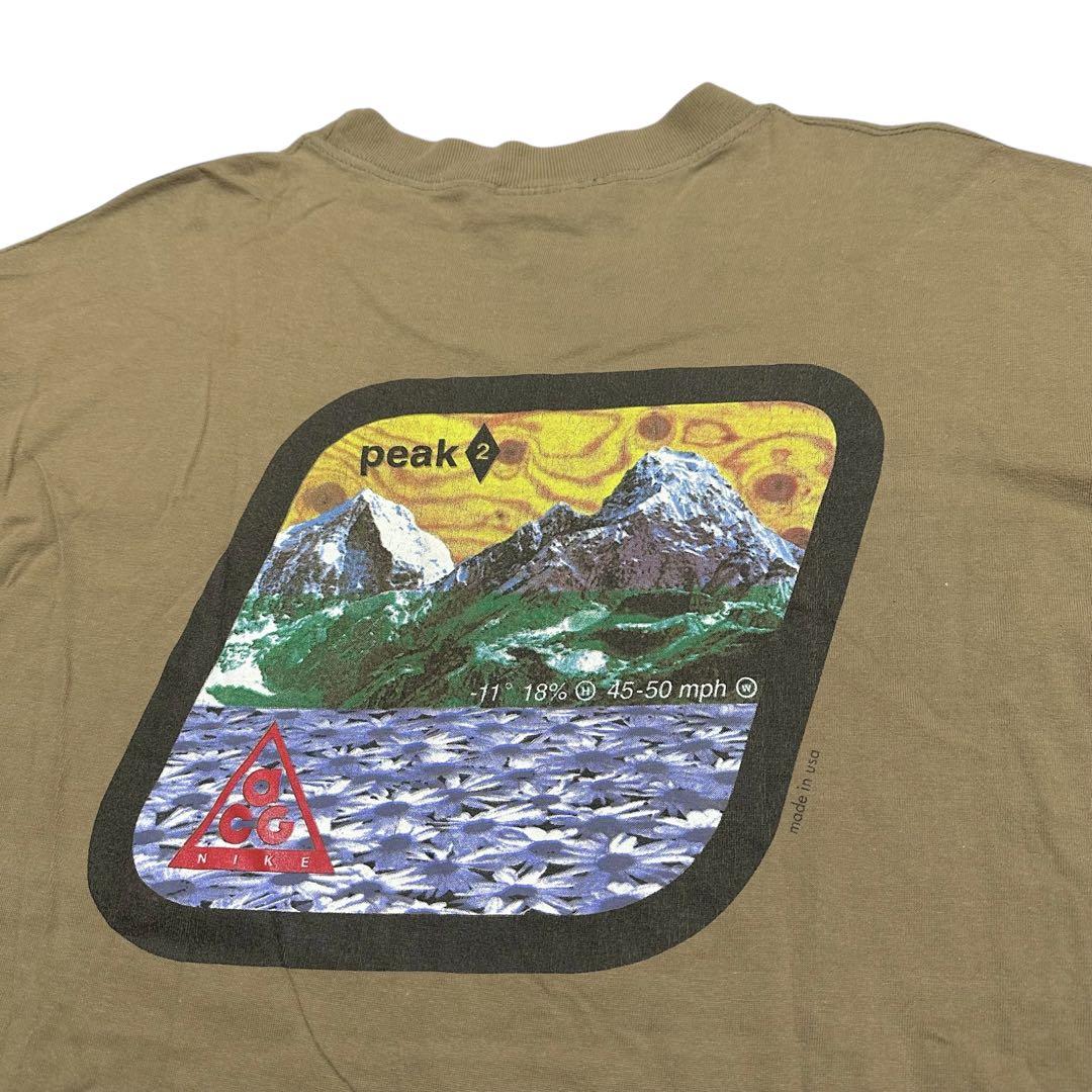 【訳あり品】90s USA製　NIKE ACG ナイキ　Tシャツ