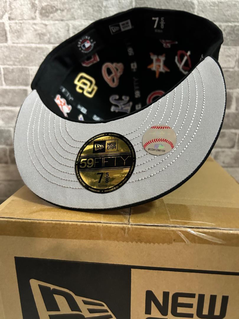 MLB全チームALL OVERロゴ59FIFTY New Eraキャップ5/8