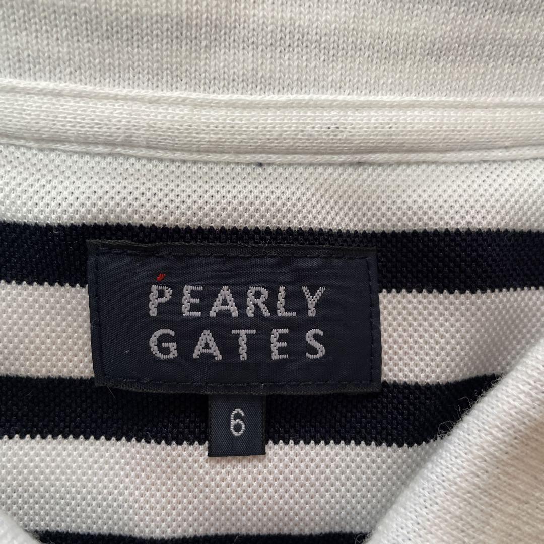 PEARLY GATES ストライプポロシャツ サイズ6 美品