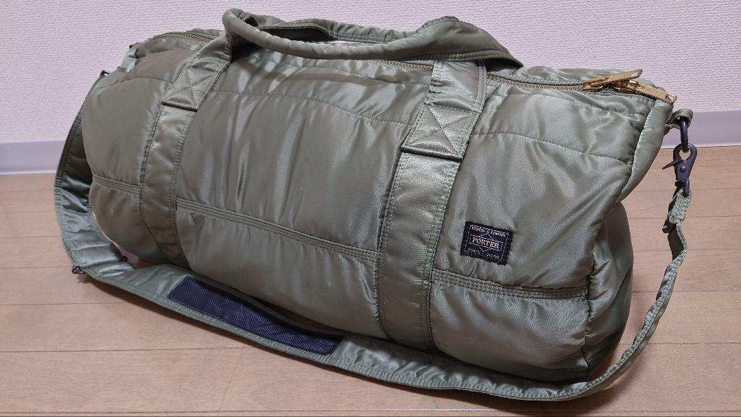 ポーター タンカー ボストンバッグ XL セージグリーン｜アウトドア・釣り・旅行用品