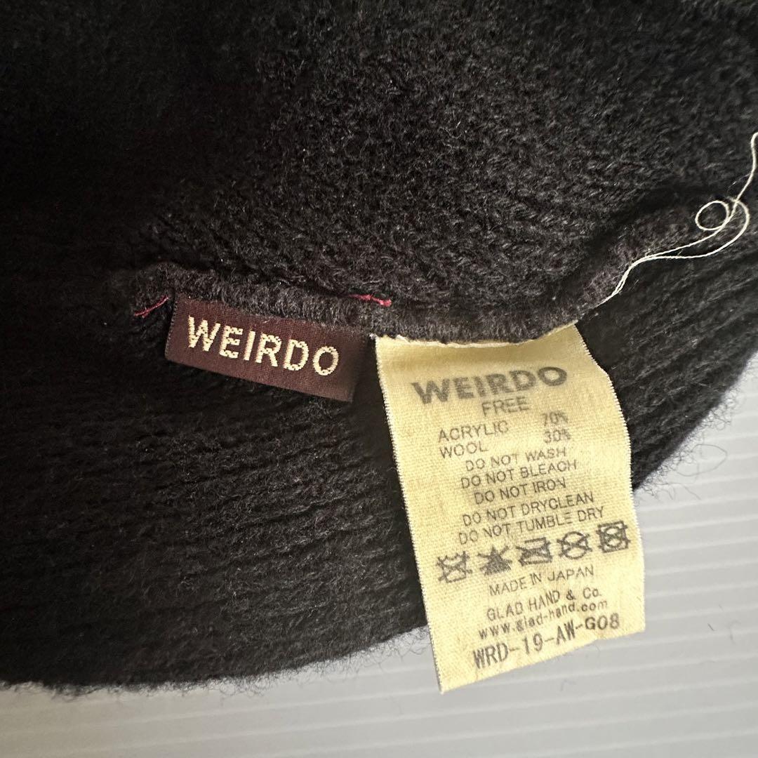 WEIRDO イヤーマフキャップ　ニット帽　GLAD HAND