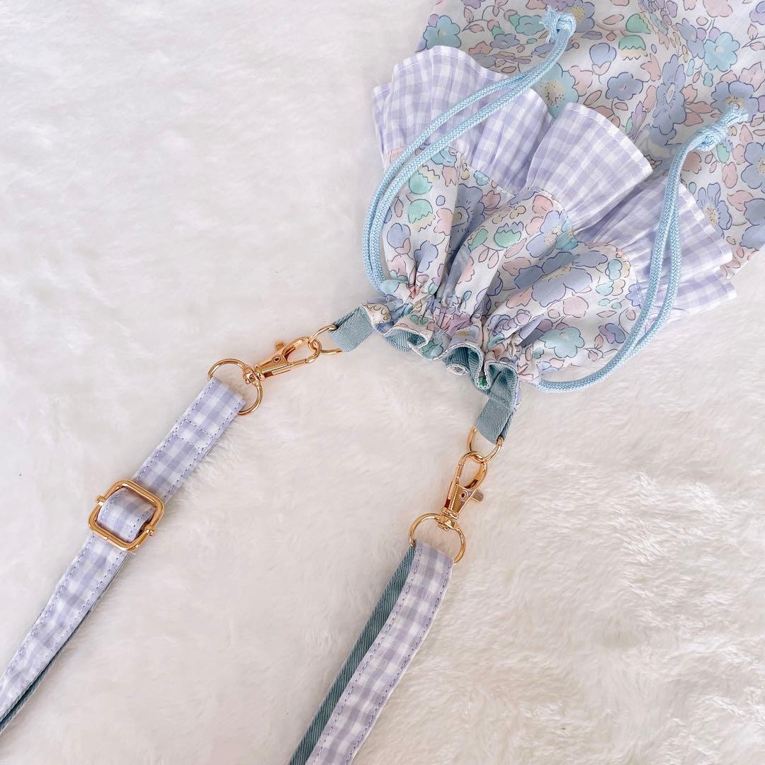 数量限定価格!! UK ショルダー付ミニ巾着袋 ナップサック お弁当袋