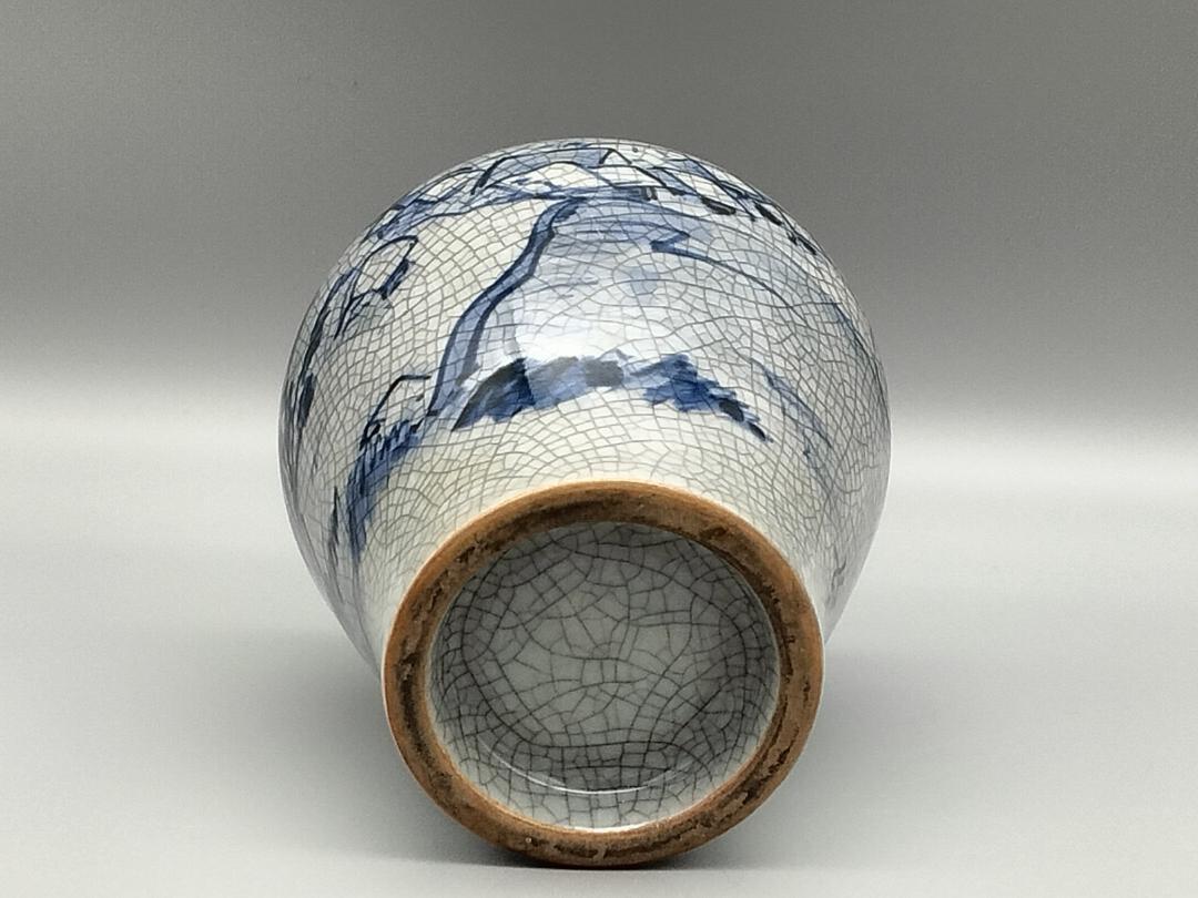 小笠原長春 伊万里 青磁 花入 【真作保証】