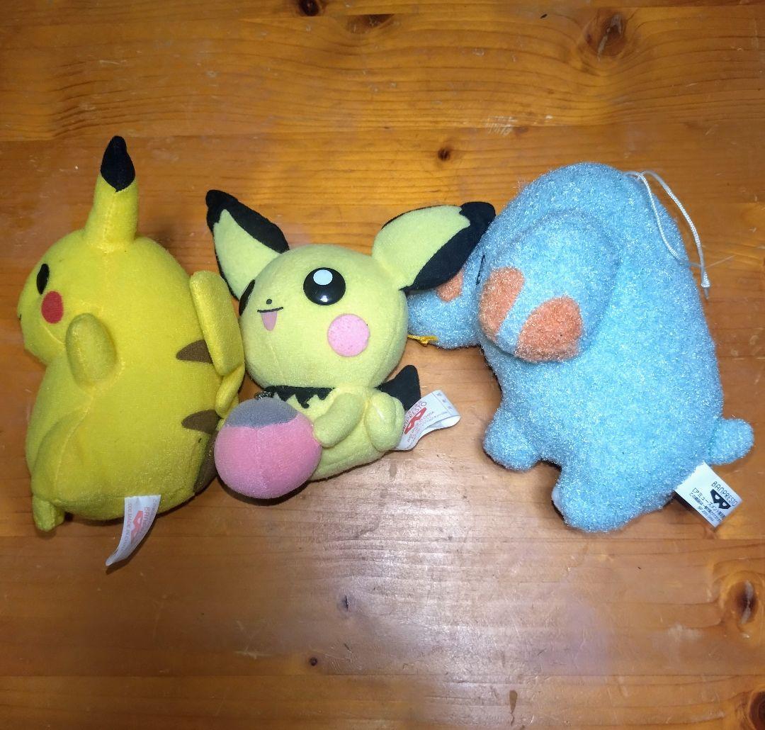 【3点セット】 ポケモン やわらかポケモンぬいぐるみ ゴマゾウ ぬいぐるみ