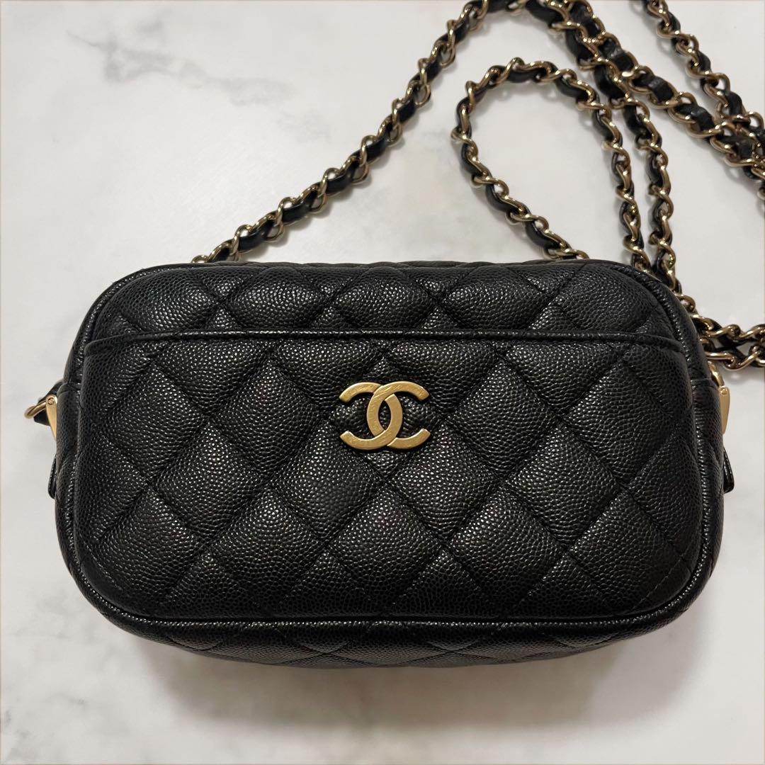 美品❣️シャネル CHANEL マトラッセ カメラバッグ キャビア