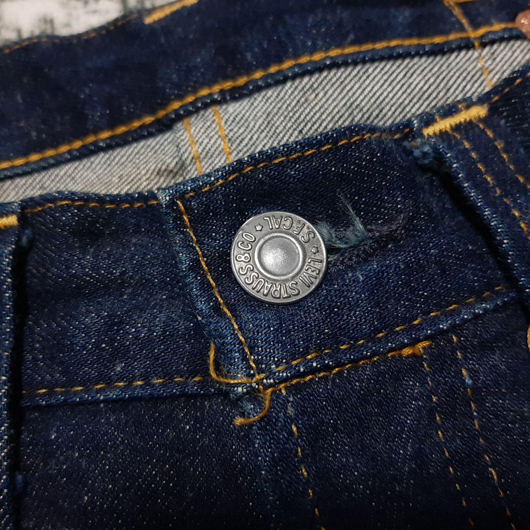 W34 バレンシア製 LEVI'S 201XX 1937 シンチ 濃紺 真紺