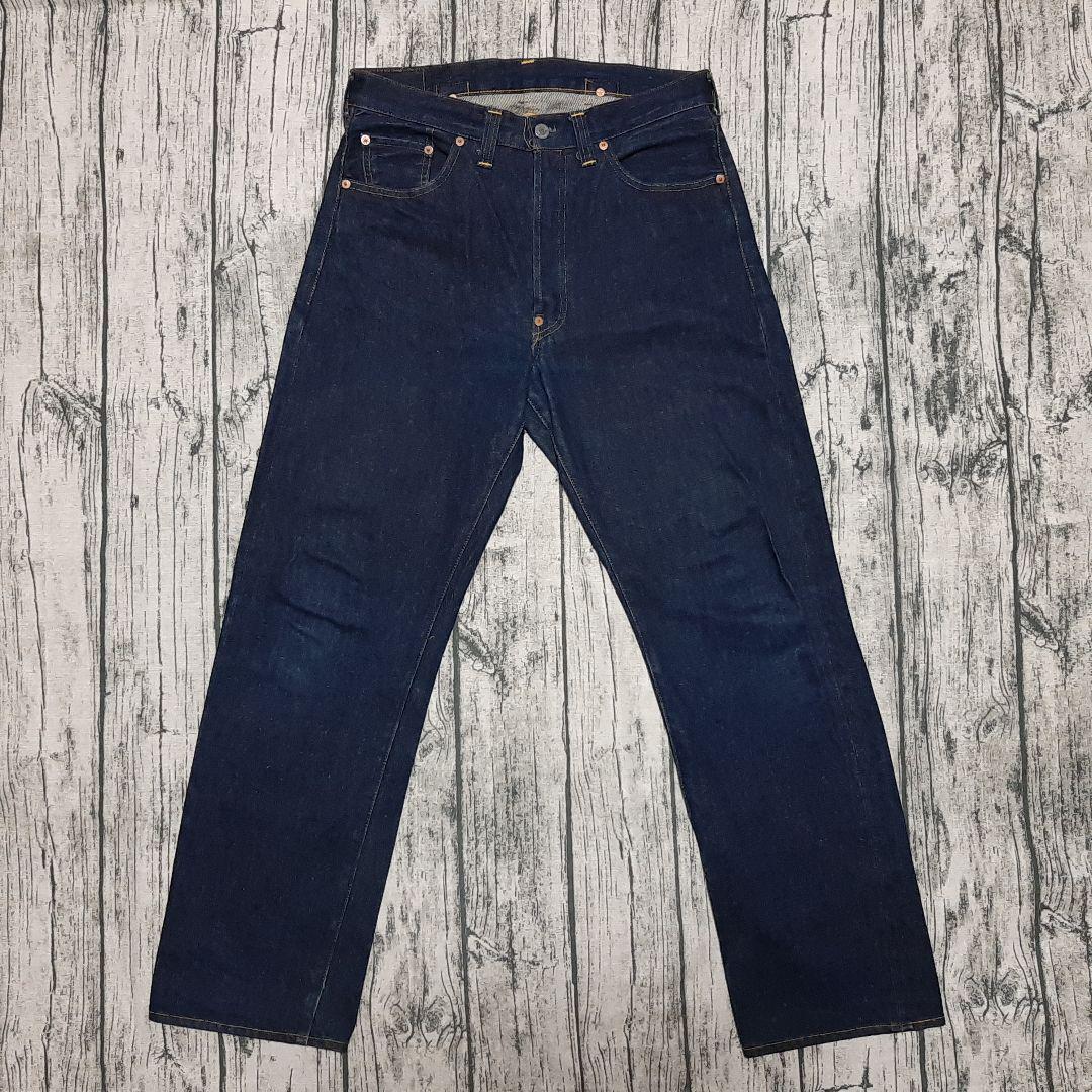 W34 バレンシア製 LEVI'S 201XX 1937 シンチ 濃紺 真紺