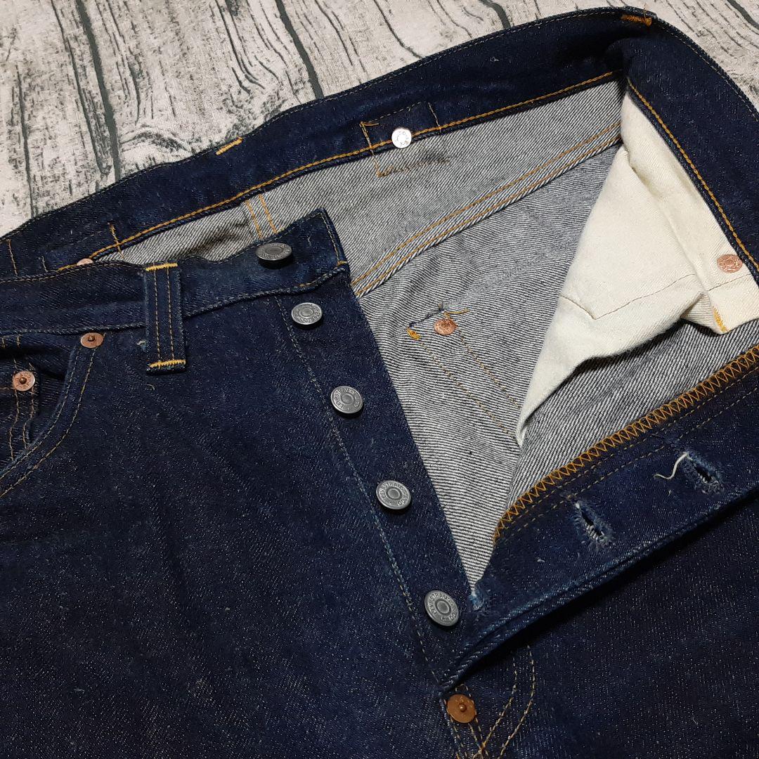 W34 バレンシア製 LEVI'S 201XX 1937 シンチ 濃紺 真紺