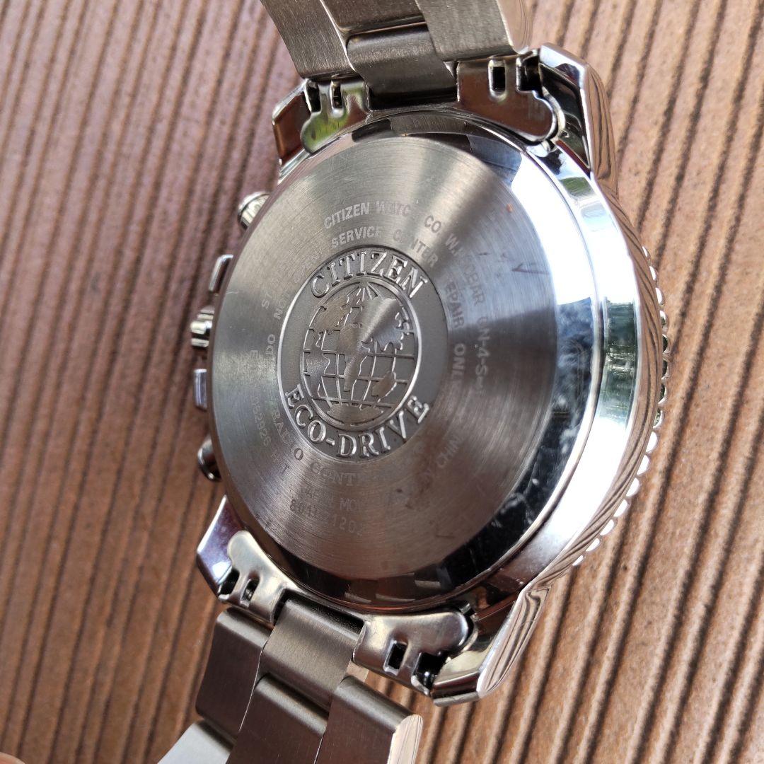 CITIZEN エコドライブ クロノグラフ 電波時計